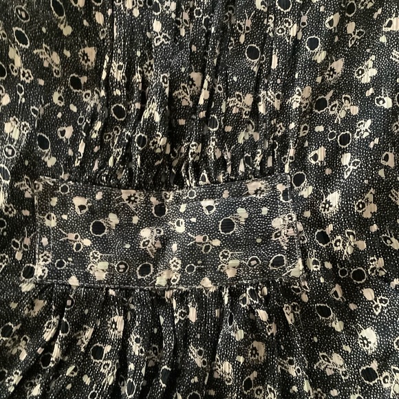 Anna Sui Dark Floral Dress Size S - Picture 7 of 9